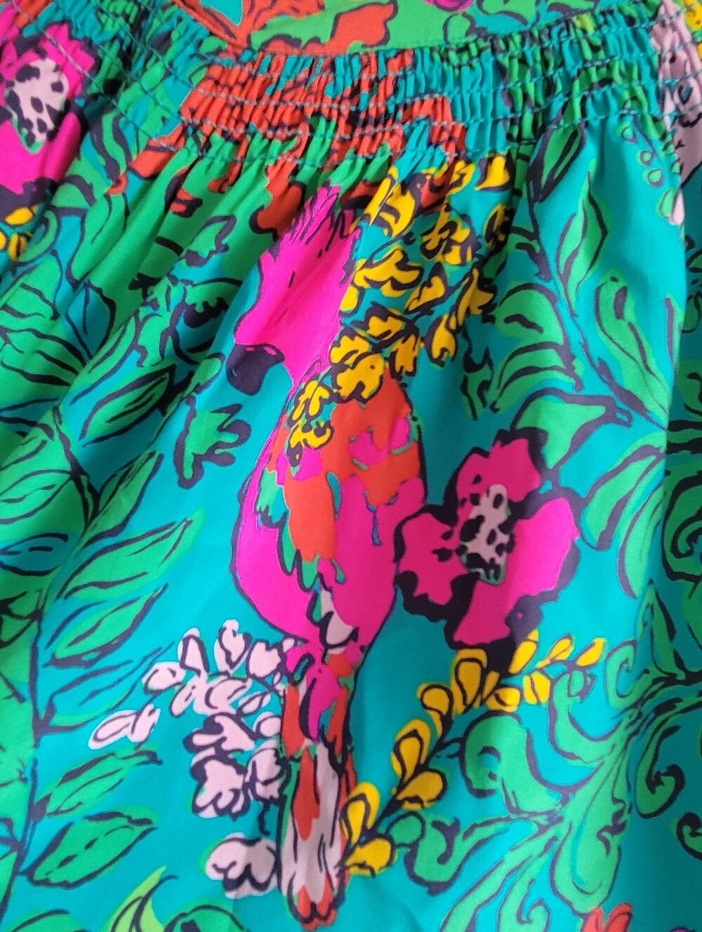 Lily Pulitzer Womens Size Large 100% SILK Blouse - Picture 10 of 10